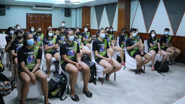 Các cầu thủ bóng chuyền nữ Thái Lan sẽ được kiểm tra COVID-19 một lần nữa để dự giải Nations League 2021 - Ảnh: Getty Images