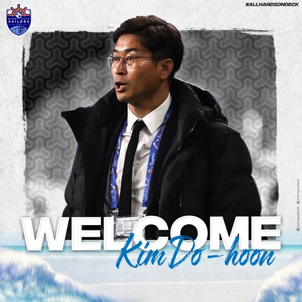 HLV Kim Do-hoon sẽ dẫn dắt Lion City Sailors ở mùa giải 2021. 
