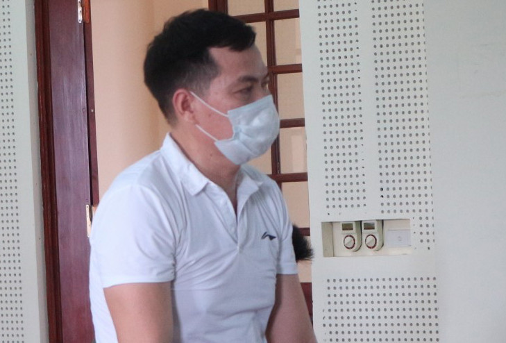 Bị cáo Hoàng Nghĩa Lâm lĩnh tù chung thân vì tàng trữ ma túy. Ảnh: Trần Vũ