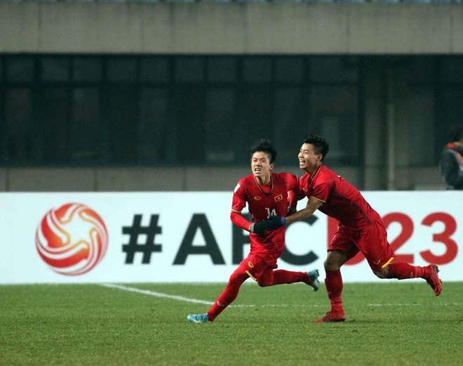 Văn Đức tỏa sáng cùng U23 Việt Nam tại kỳ tích Thường Châu, Trung Quốc năm 2018 Ảnh Bá Tuấn