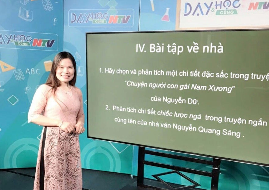 Cô giáo Phan Thị Vân Hường. Ảnh: PV.