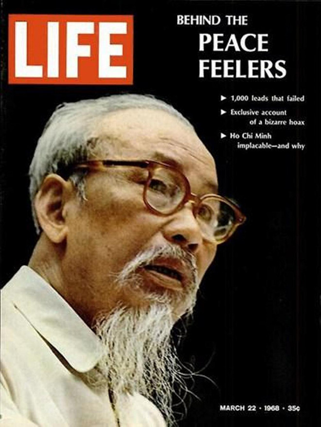Chân dung Chủ tịch Hồ Chí Minh trên bìa tạp chí Life