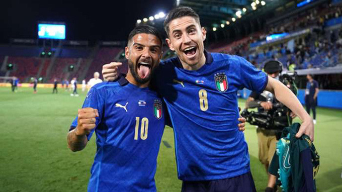 Italia đang thể hiện phong độ thăng hoa tại EURO 2020.
