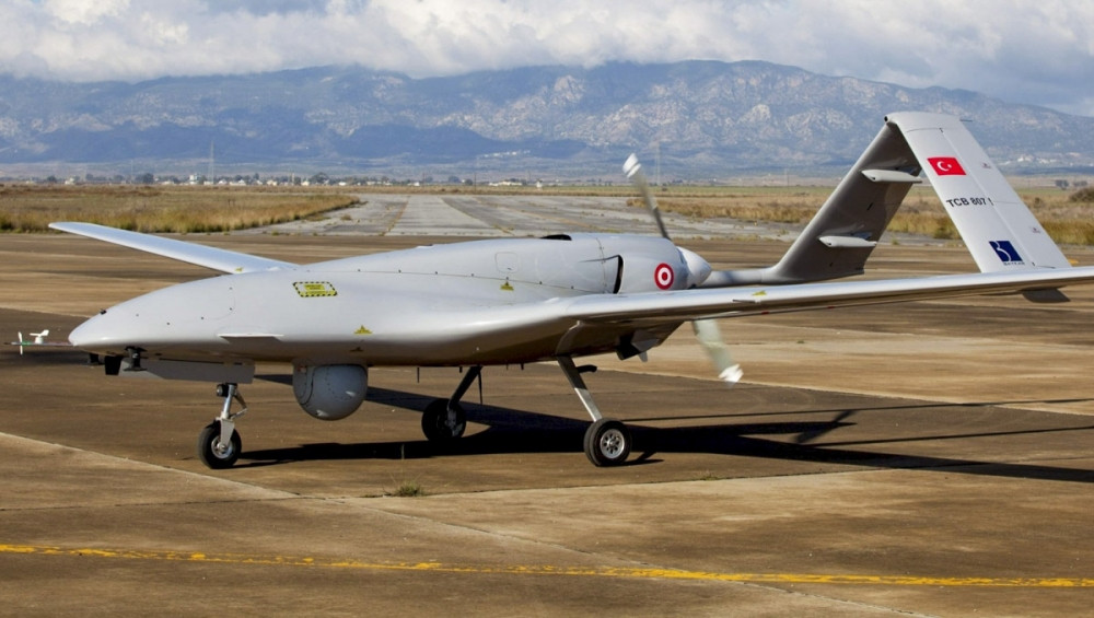 Máy bay không người lái có vũ trang Bayraktar TB2 do Thổ Nhĩ Kỳ sản xuất. Nguồn Savunmahaber.