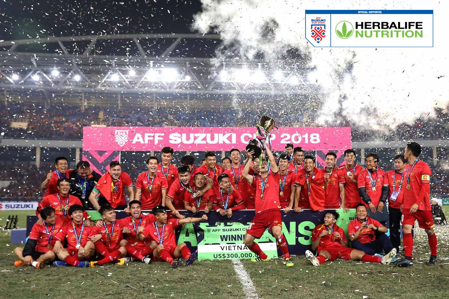 Herbalife Việt Nam đồng hàng cùng giải AFF Suzuki Cup 2020 dự kiến sẽ tổ chức vào tháng 12 năm 2021
