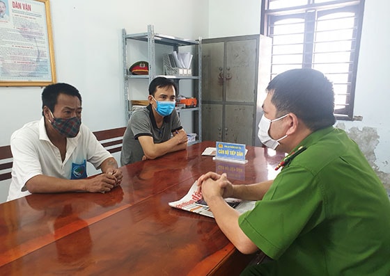 Đối tượng tạo cơ quan công an. Ảnh: Ngọc Ánh