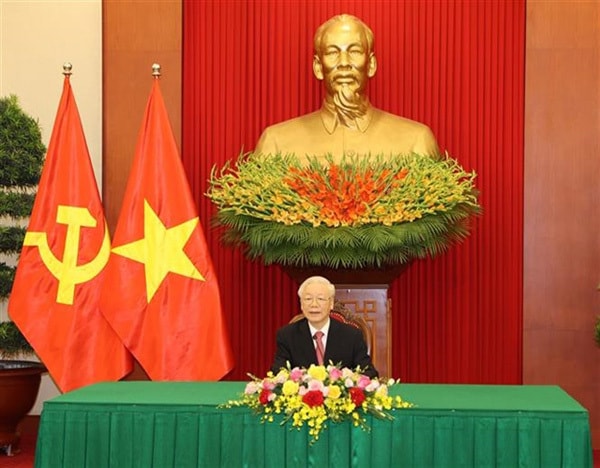 Professor, Dr Nguyen Phu Trong, General Secretary of the Central Committee of the Communist Party of Viet Nam (CPV). VNA Photo Trí Dũng