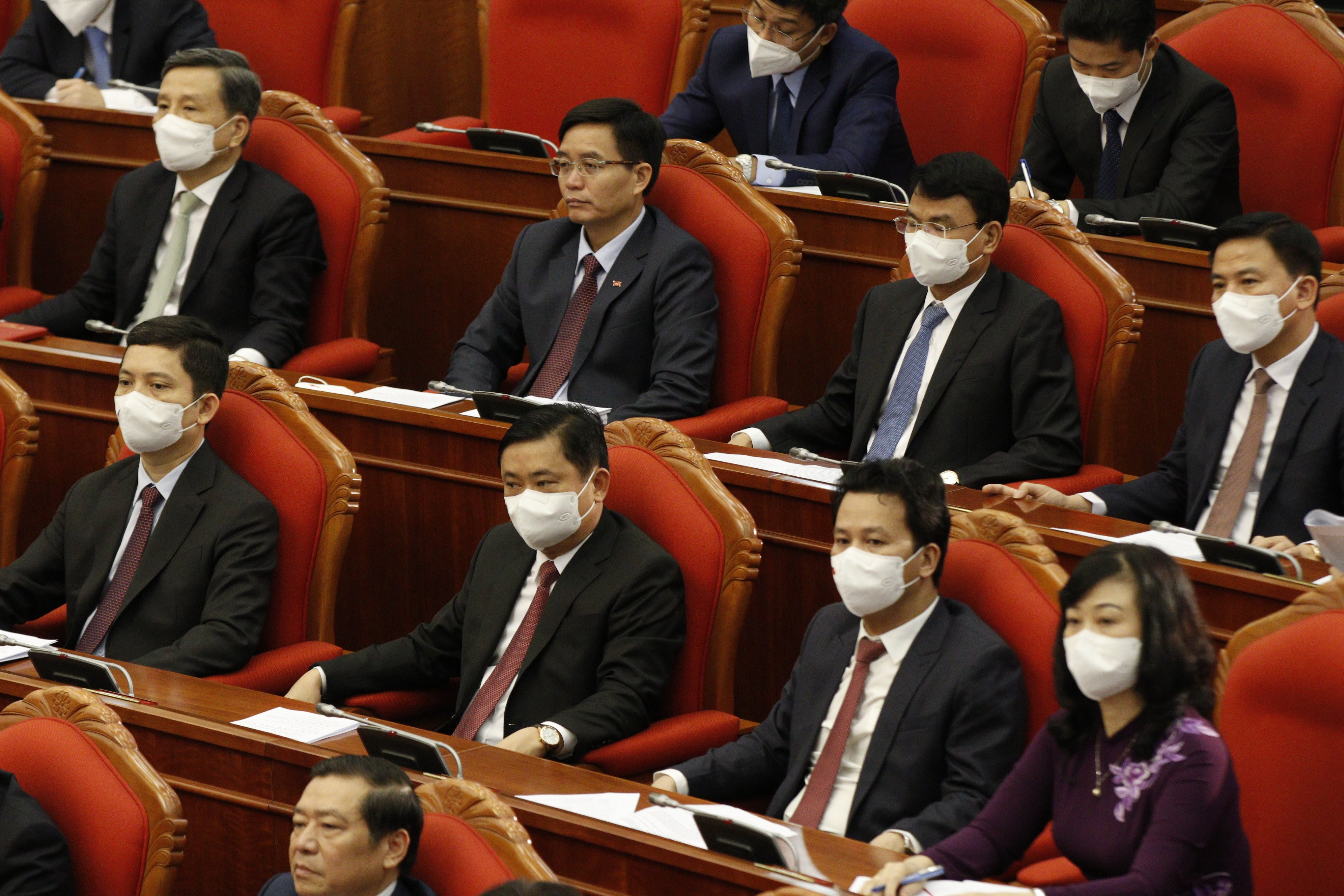Các đại biểu dự Hội nghị lần thứ 3 Ban Chấp hành Trung ương Đảng khóa XIII. Ảnh: Phạm Cường