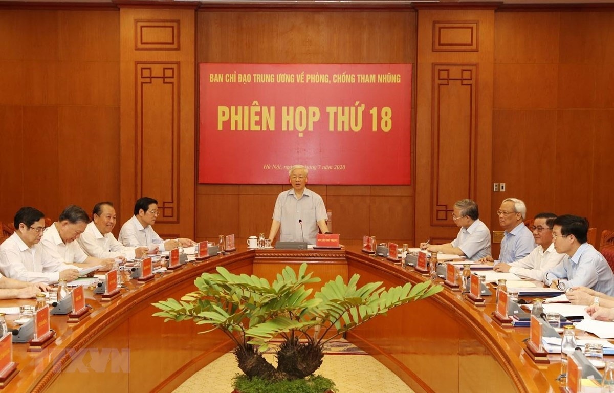 Phiên họp thứ 18 Ban Chỉ đạo Trung ương về phòng, chống tham nhũng