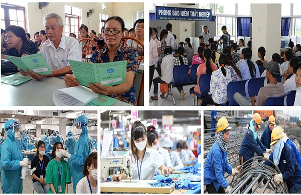 BHXH Việt Nam triển khai chính sách hỗ trợ người lao động, người sử dụng lao động khó khăn do đại dịch Covid-19 (Ảnh minh họa)