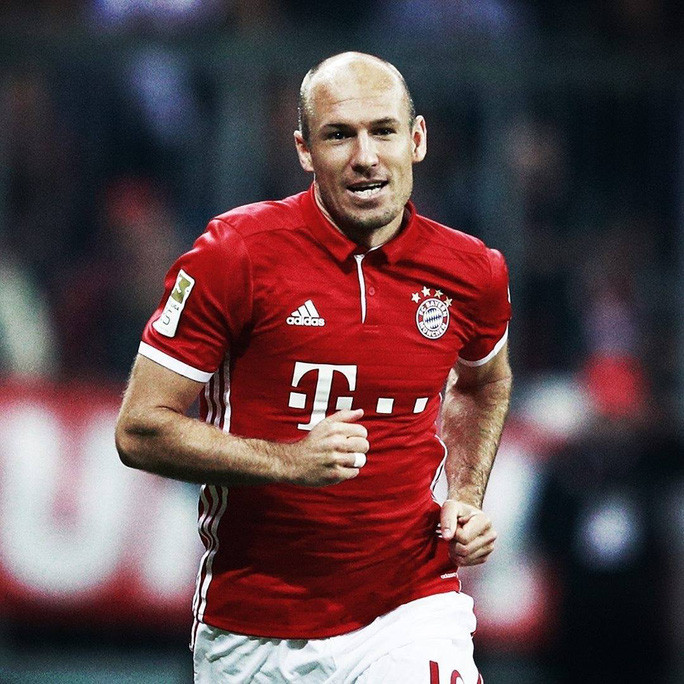 Siêu sao bóng đá Hà Lan Arjen Robben 