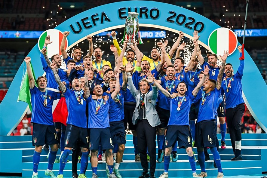 Italia hoàn tất sứ mệnh lịch sử. Ảnh: EURO 2020.