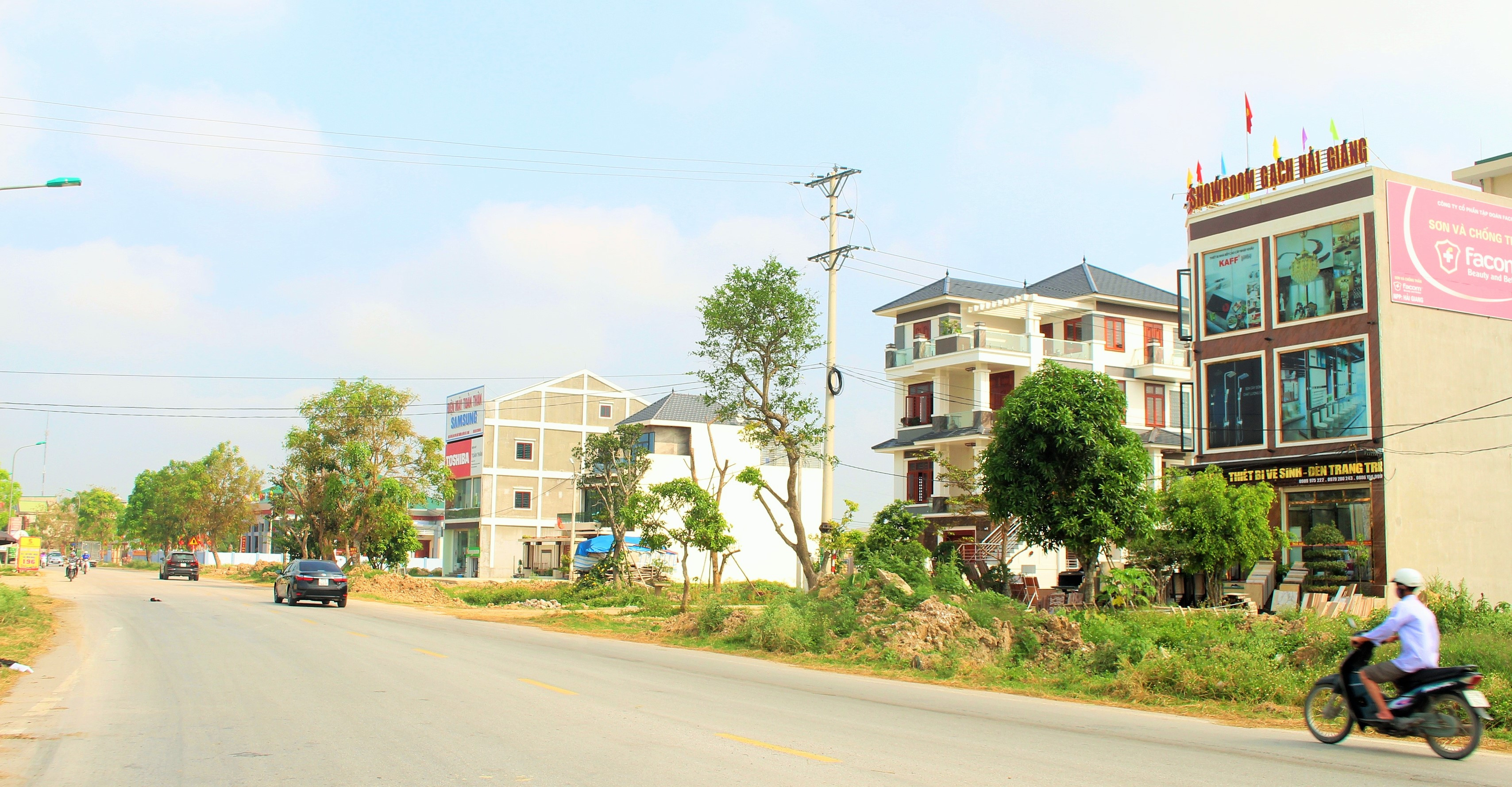 Bộ mặt nông thôn mới ở Quỳnh Hồng. Ảnh tư liệu PV