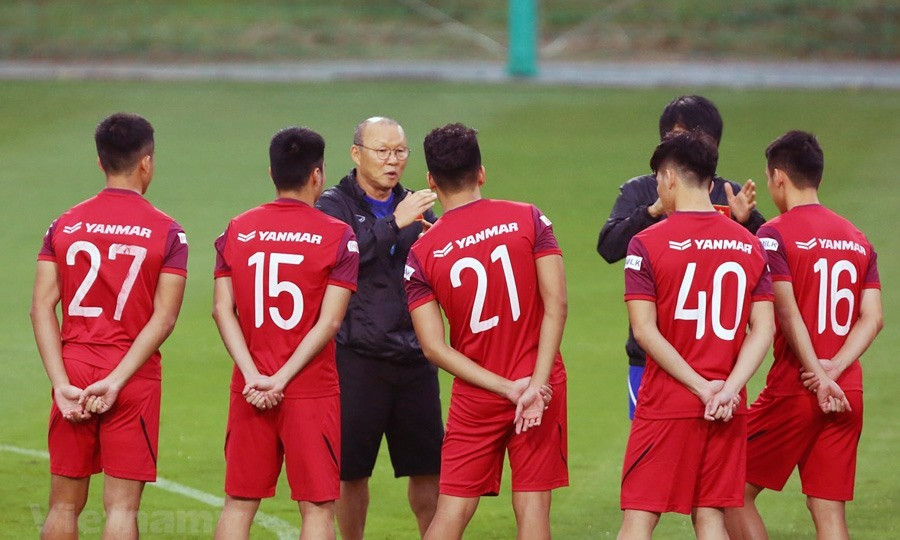Đội tuyển U23 Việt Nam sẽ tập huấn ở nước ngoài trước khi bước vào vòng loại U23 Châu Á 2022. Ảnh: VFF