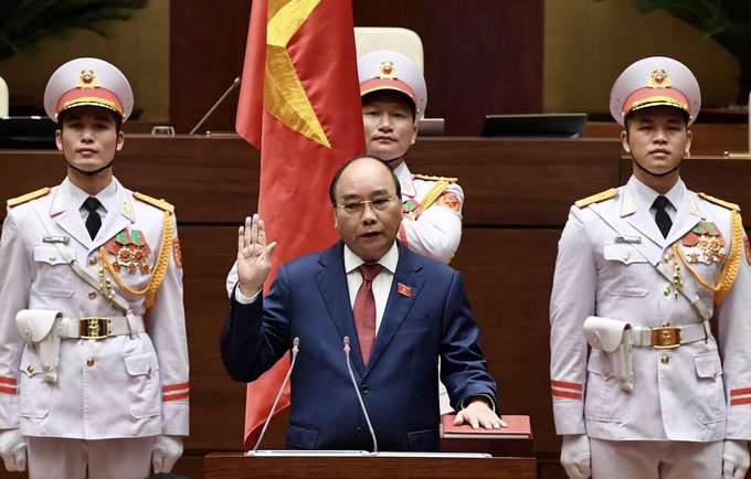 Chủ tịch nước Nguyễn Xuân Phúc. Ảnh: VNE
