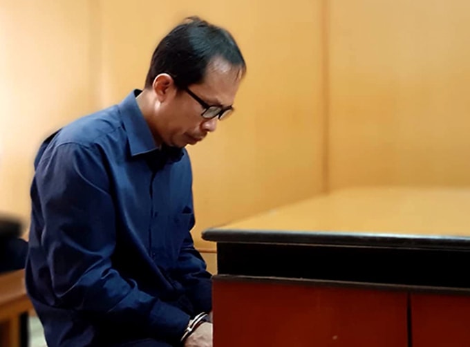 Luật trong lần ra tòa hồi tháng 6/2019. Ảnh: Hải Duyên.
