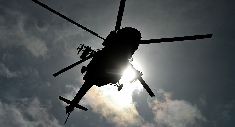 Máy bay trực thăng chở khách du lịch rơi ở Nga. Ảnh minh họa
