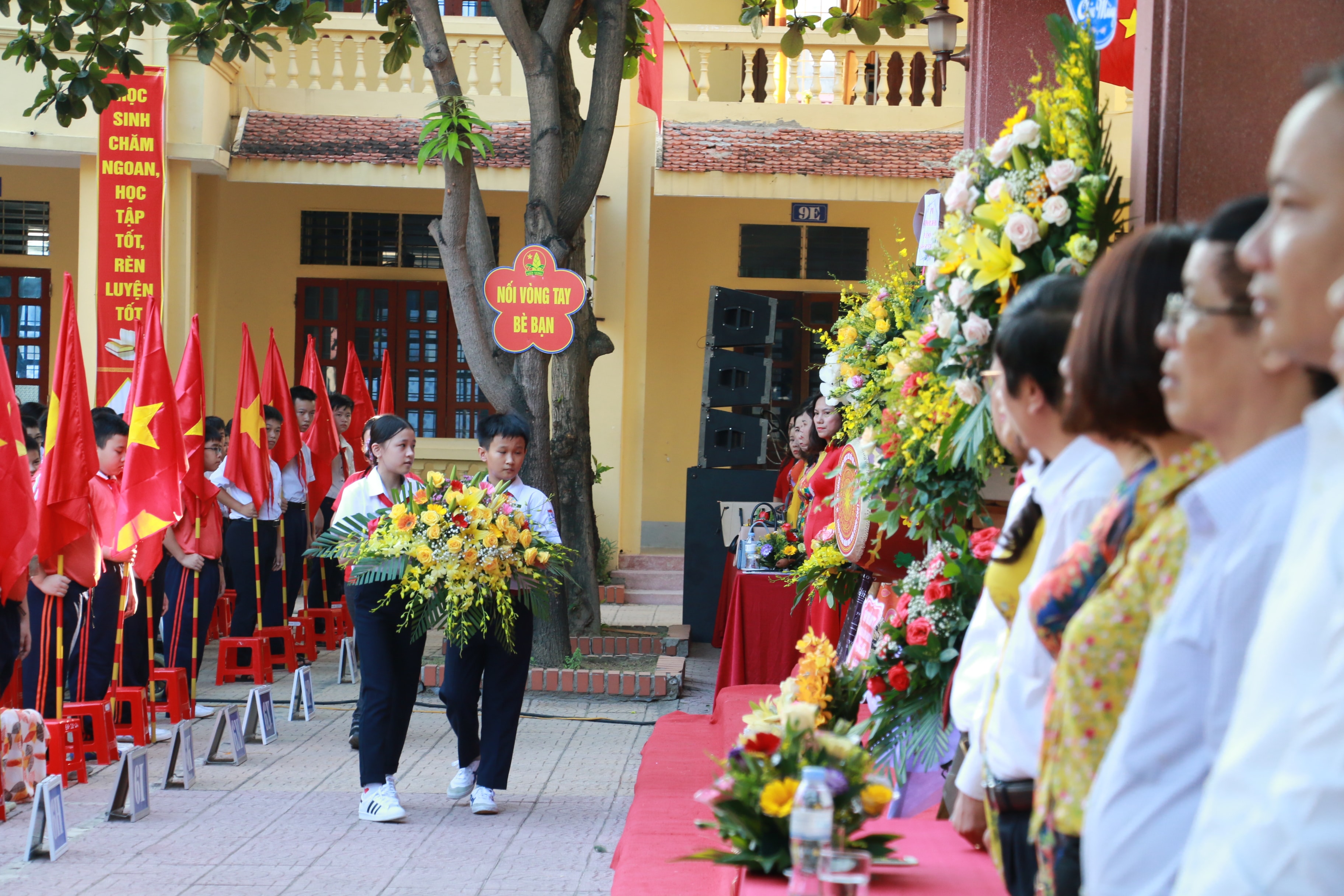 Do ảnh hưởng của dịch bệnh nên năm nay dự kiến lễ khai giảng sẽ được tổ chức đơn giản, không tập trung đông người. Ảnh: MH