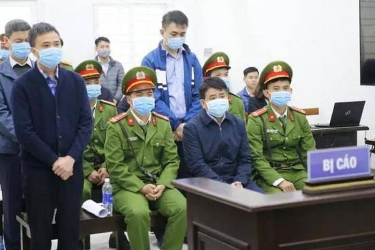 Ông Nguyễn Đức Chung trong một phiên tòa