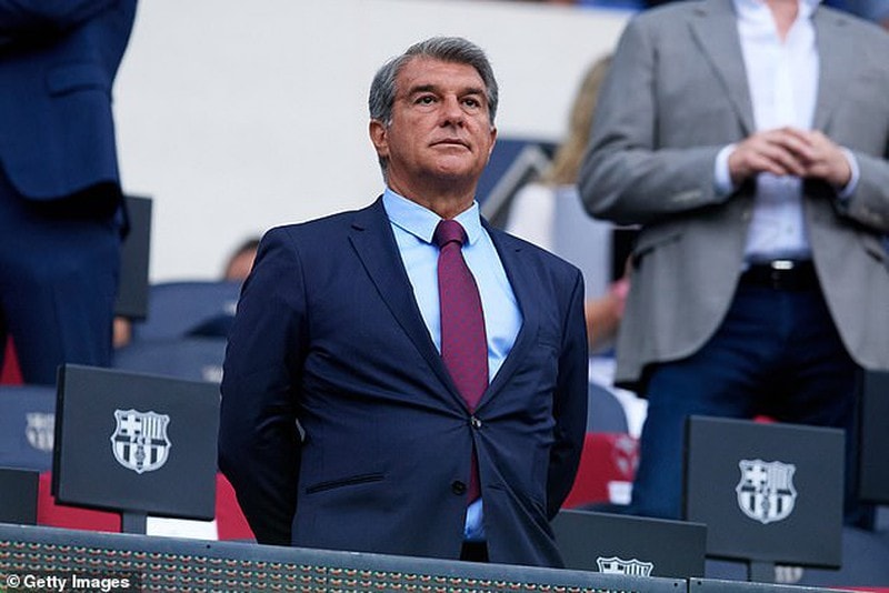 Chủ tịch Laporta cho biết quỹ lương của Barca cao hơn so với các đổi thủ khác tại La Liga từ 20 đến 25%. Ảnh: Getty Images.