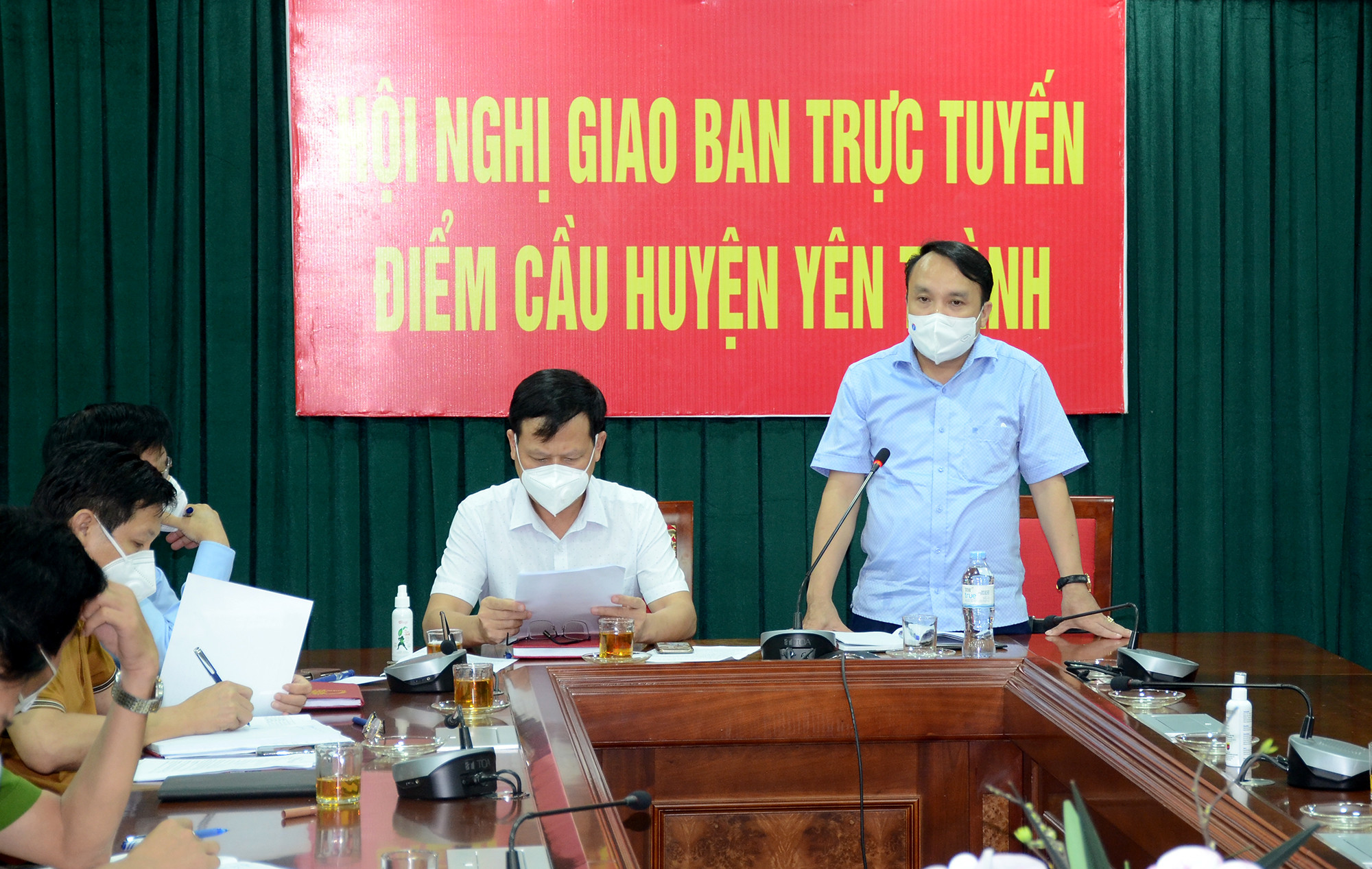 Phó Trưởng Ban Chỉ đạo Phòng, chống dịch Covid-19 tỉnh Nghệ An. Ảnh Thành Chung.