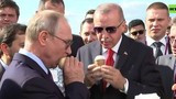 Tổng thống Putin mua kem Nga cho lãnh đạo Thổ Nhĩ Kỳ 