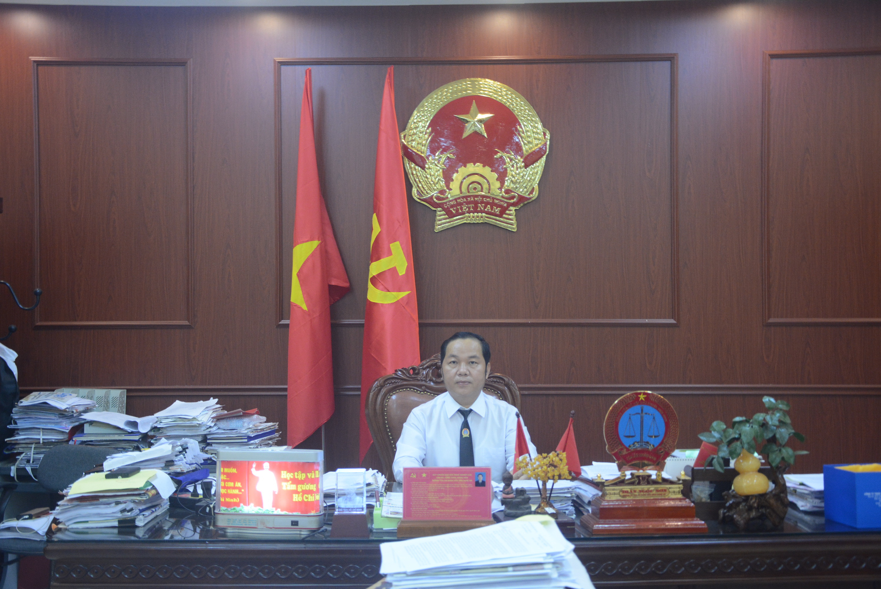 Chánh án TAND tỉnh Nghệ An Trần Ngọc Sơn.