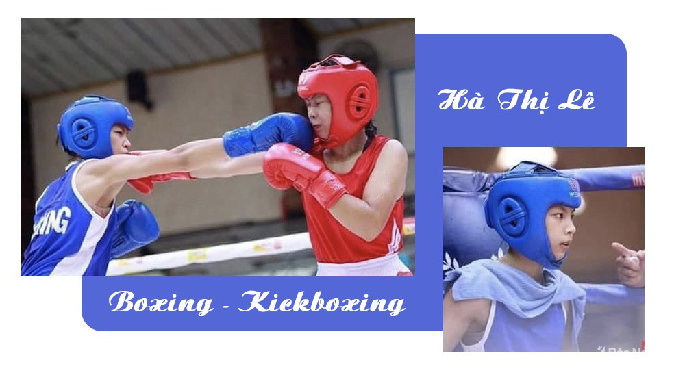 VĐV Hà Thị Lê (áo xanh) xuất sắc dành Huy chương Vàng tại giải Vô địch trẻ Boxing toàn quốc năm 2017. Ảnh: PV