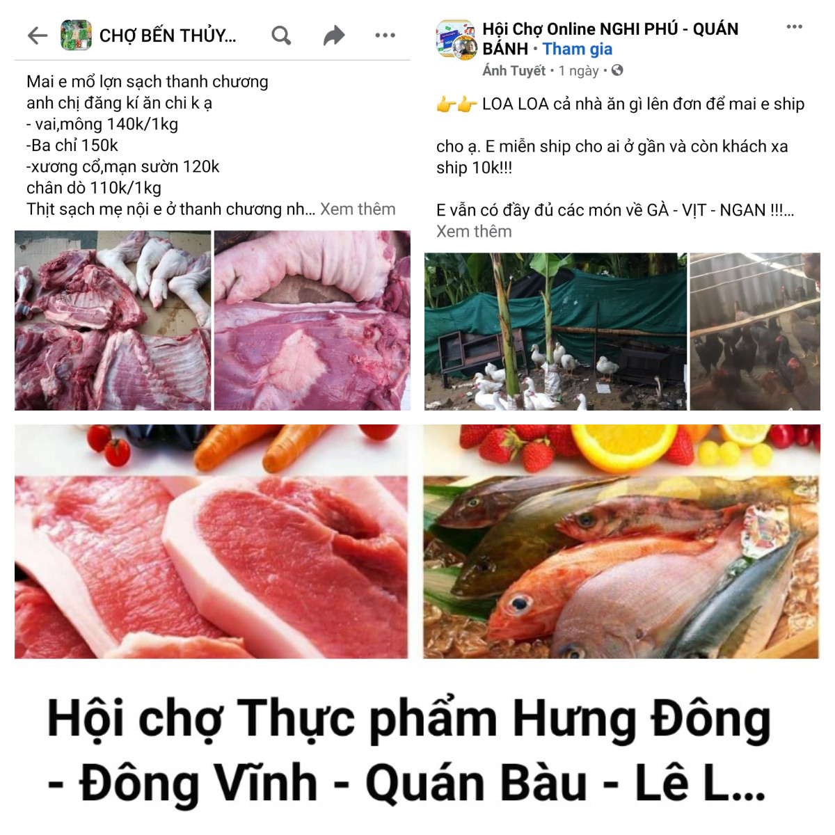 Hiện nay, rất nhiều fanpage hội nhóm kinh doanh online thuộc địa bàn phường, xã, tạo điều kiện cho tiểu thương chợ truyền thống và người dân khu vực tham gia mua - bán. Ảnh: Thanh Phúc