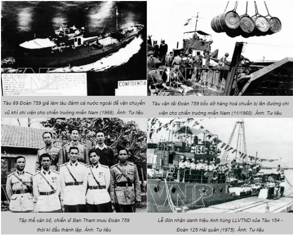 Đoàn 759, tiền thân của Lữ đoàn 125 Hải quân và đây cũng là thời điểm đánh dấu sự ra đời “Đường Hồ Chí Minh trên biển”,