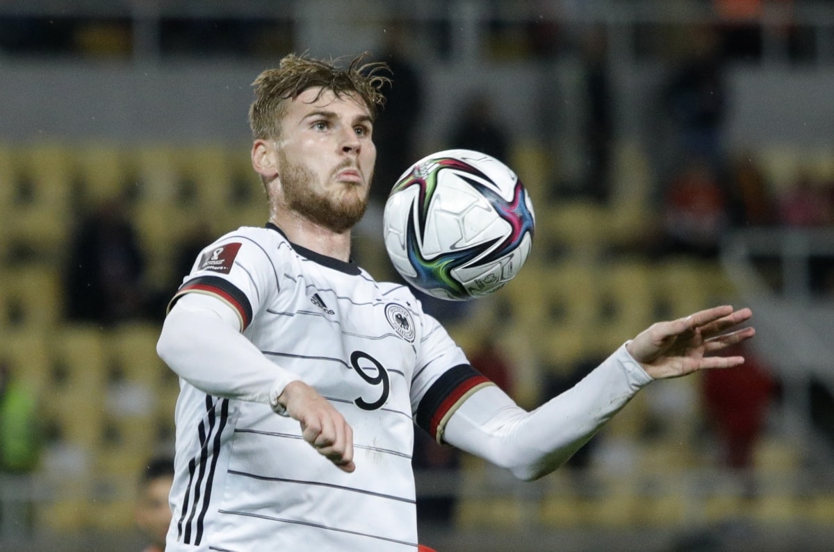 Timo Werner ghi cú đúp giúp Đức giành chiến thắng đậm (Ảnh: Reuters).