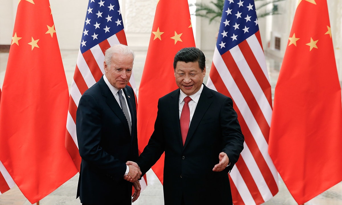 Tổng thống Mỹ Joe Biden và Chủ tịch Trung Quốc Tập Cận Bình. Ảnh: AP