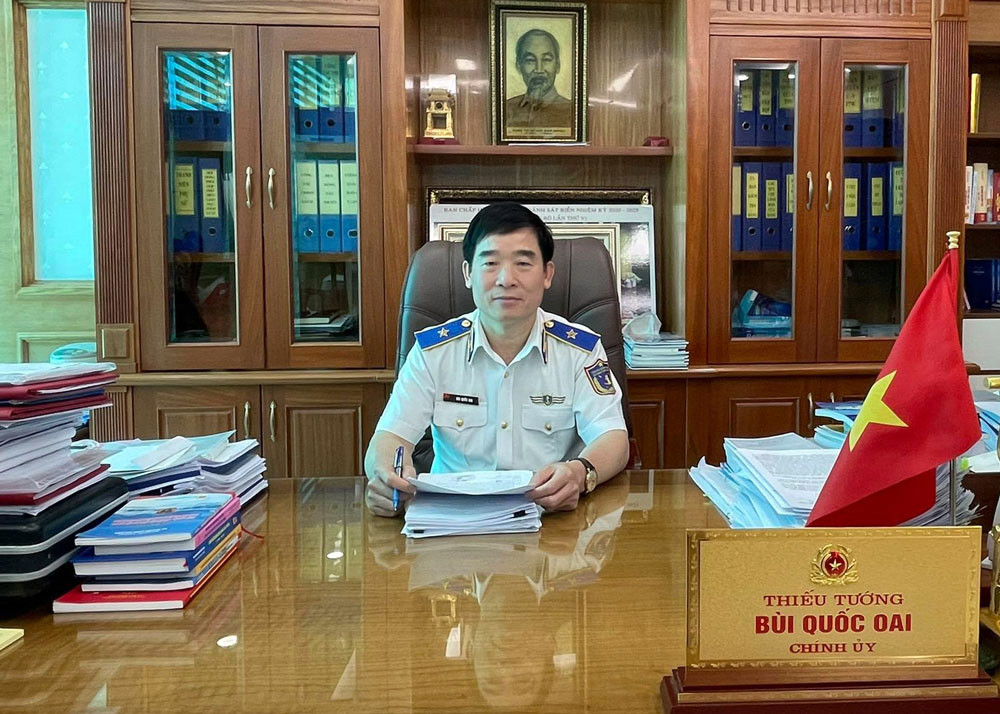 Thiếu tướng Bùi Quốc Oai- Chính ủy Cảnh sát biển Việt Nam