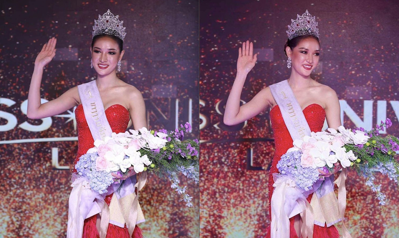 hung kết Hoa hậu Hoàn vũ Lào 2021 vừa khép lại vào tối 31.10 với màn đăng quang của Tonkham Phonchanheuang (tên thân mật là Jenny). Người đẹp không giấu nổi niềm hạnh phúc khi được xướng tên ở ngôi vị cao nhất và nhận vương miện đắt giá từ “người tiền nhiệm” Christina Lasasimma