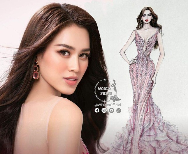 Đỗ Thị Hà hé lộ về váy dạ hội mà cô sẽ mặc trong đêm chung kết Miss World.