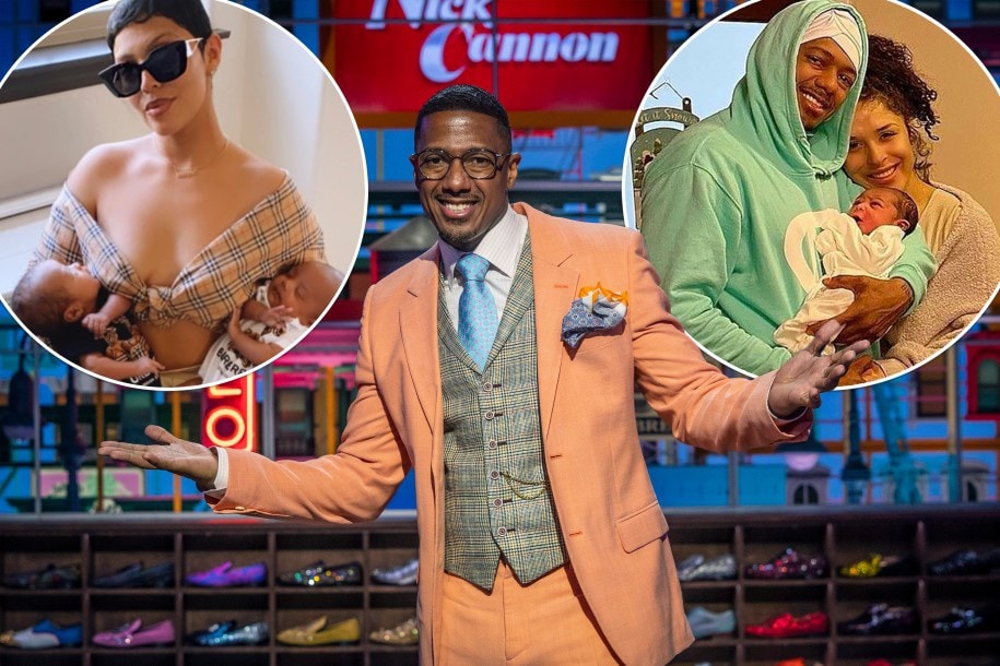 Hồi tháng 6 năm nay, Nick Cannon đã chào đón người con thứ 7 ra đời (Ảnh: New York Post).