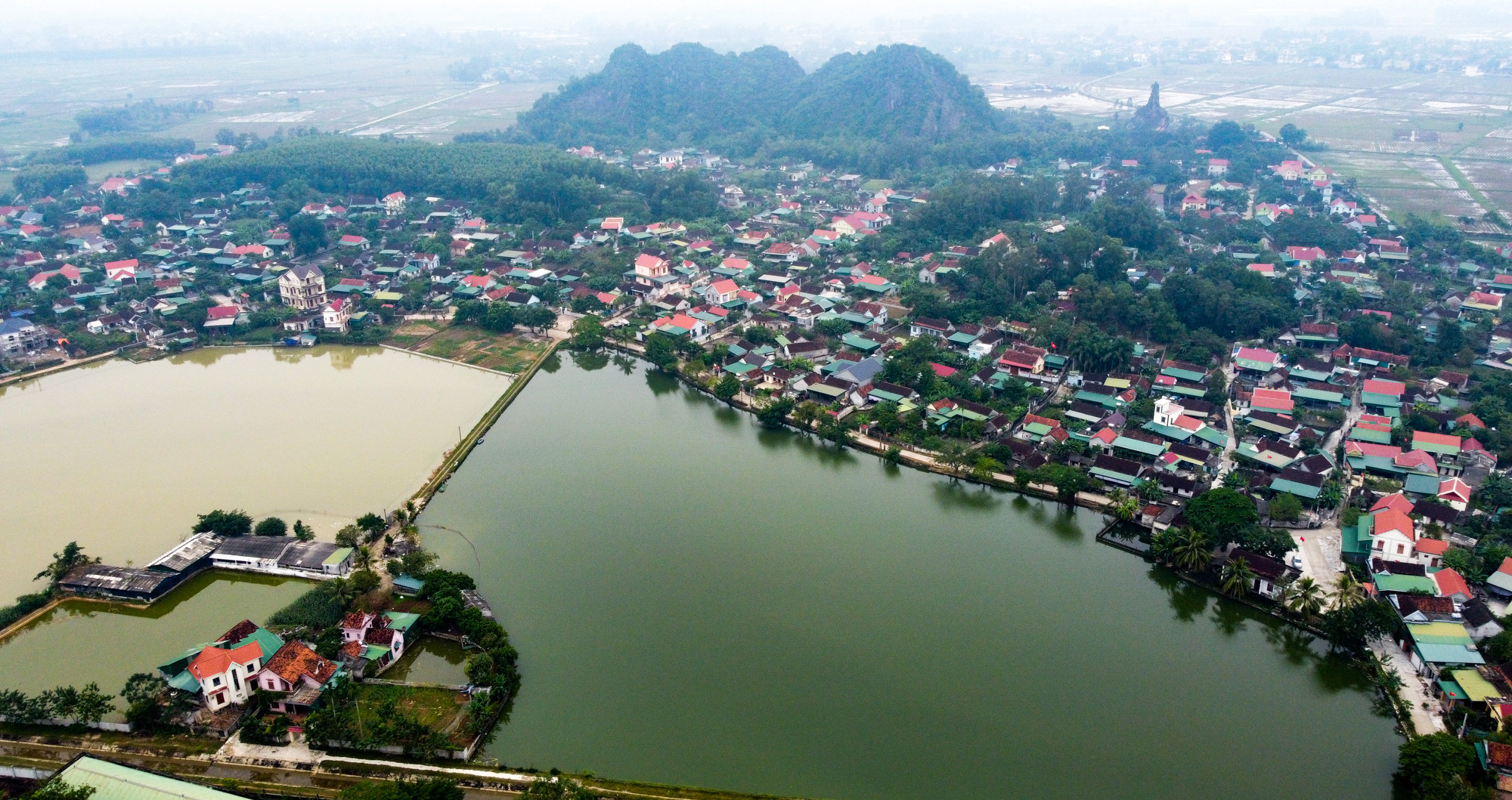 Làng Vĩnh Tuy, xã Vĩnh Thành - nơi Bác Hồ từng đến thăm nay đã có nhiều đổi mới. Ảnh: Thành Cường