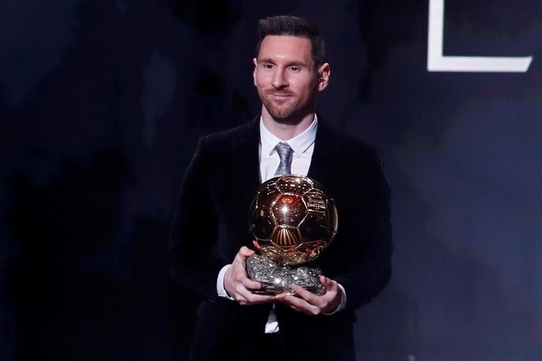 Messi giành Quả Bóng Vàng thứ sáu vào năm 2019. Ảnh: Reuters