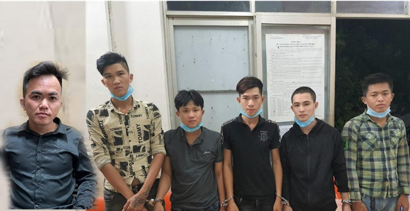 Nhóm đối tượng chém người vừa bị Công an quận Bình Tân khởi tố, bắt tạm giam.