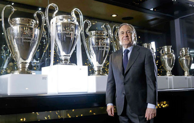 Chủ tịch Real Madrid, Florentino Perez gọi sai sót của UEFA là một scandal.