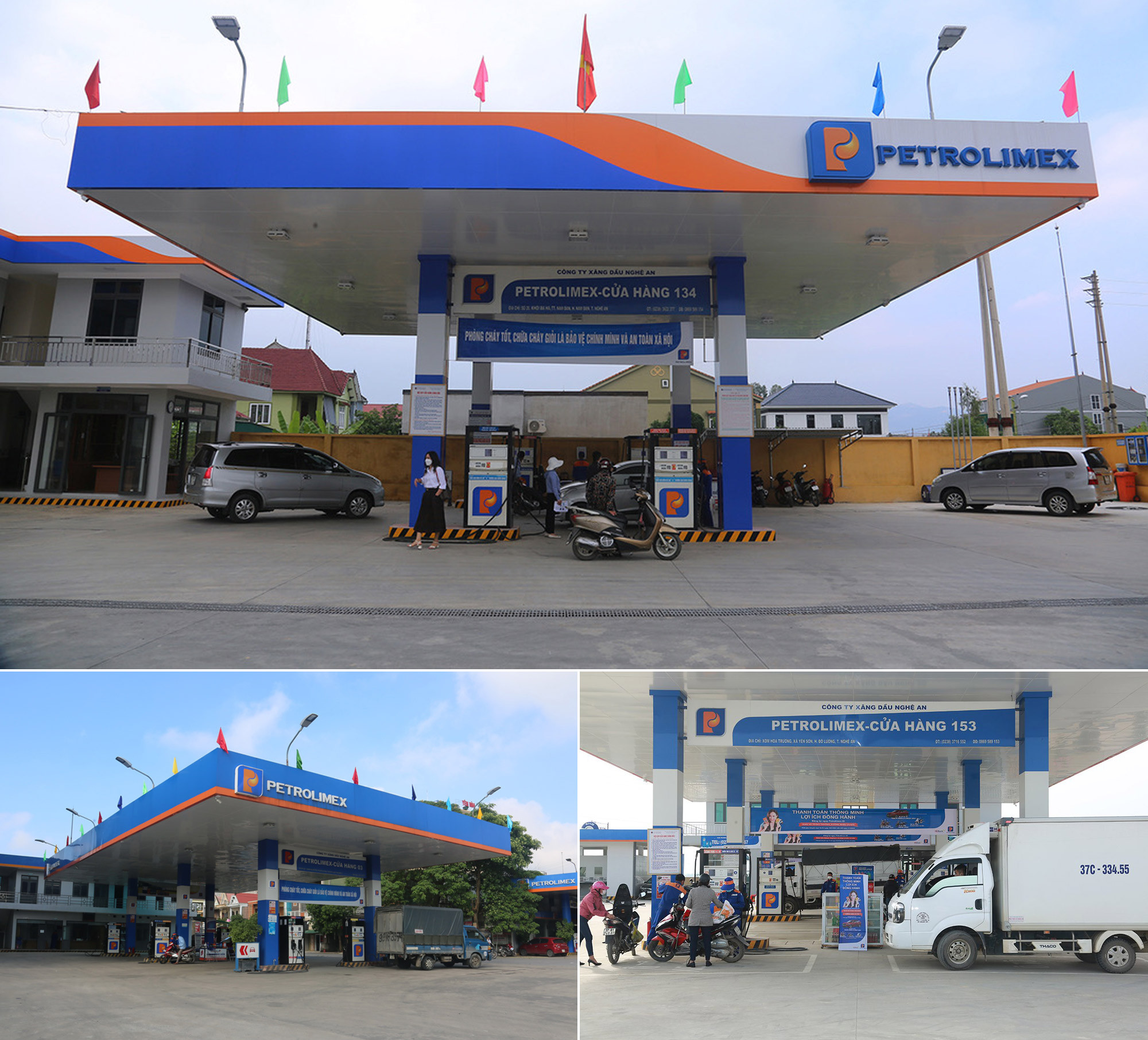 Cửa hàng bán lẻ của Công ty theo quy chuẩn nhận diện thương hiệu Petrolimex Việt Nam. Ảnh: Văn Trường