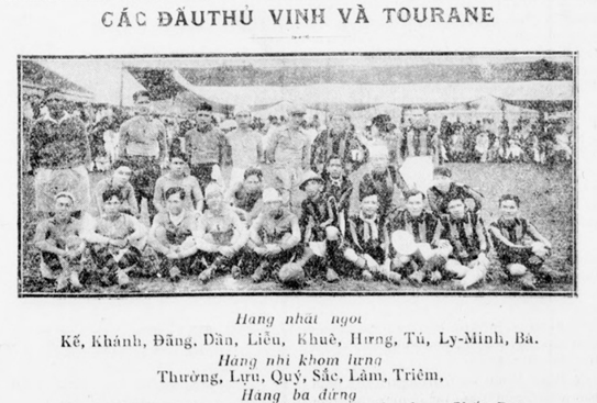 Ảnh Báo Bắc Kỳ thể thao ngày 20/9/1932.