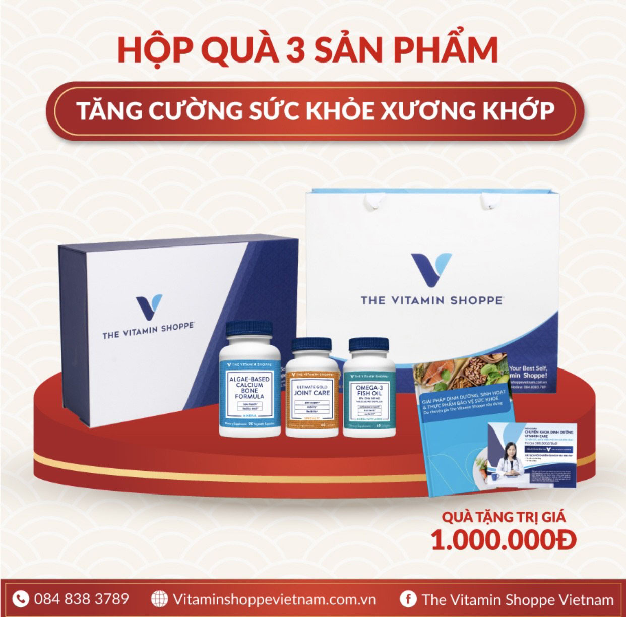 Hộp quà Cải thiện xương khớp. Ảnh: PV