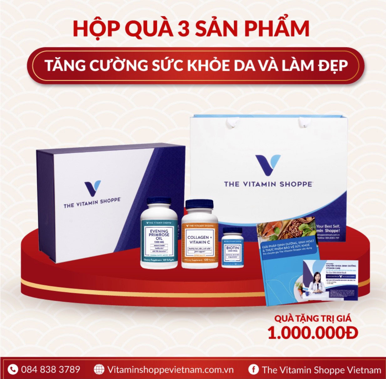 Hộp quà Chăm sóc Da và làm đẹp. Ảnh: PV