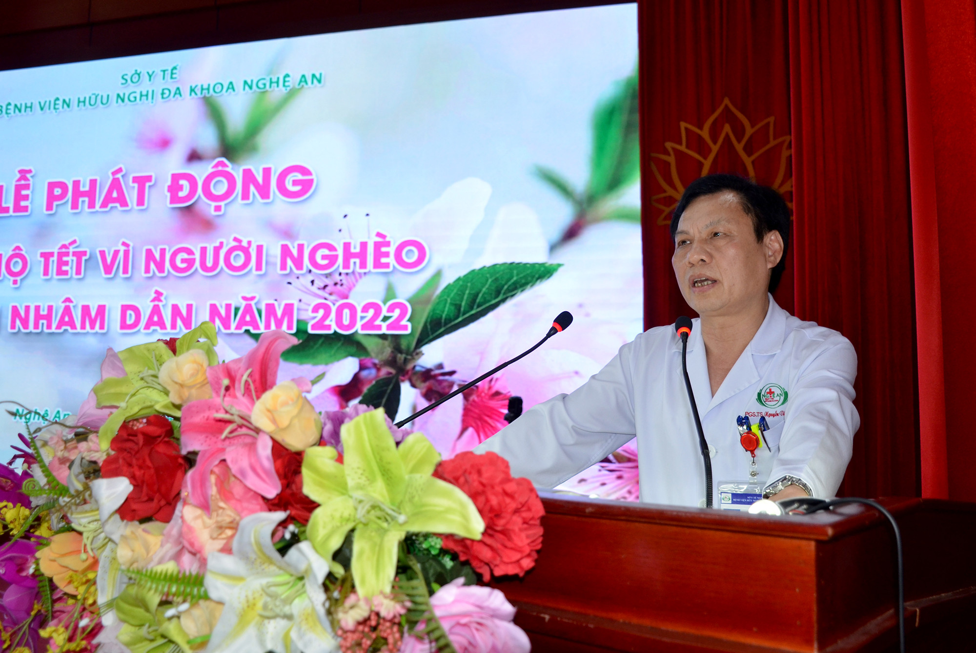 PGS.TS Nguyễn Văn Hương - Giám đốc Bệnh viện HNĐK Nghệ An. Ảnh Thành Chung