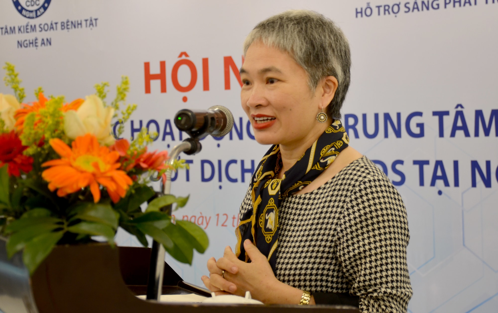 Bà Khuất Thị Hoài Oanh. Ảnh Thành Chung