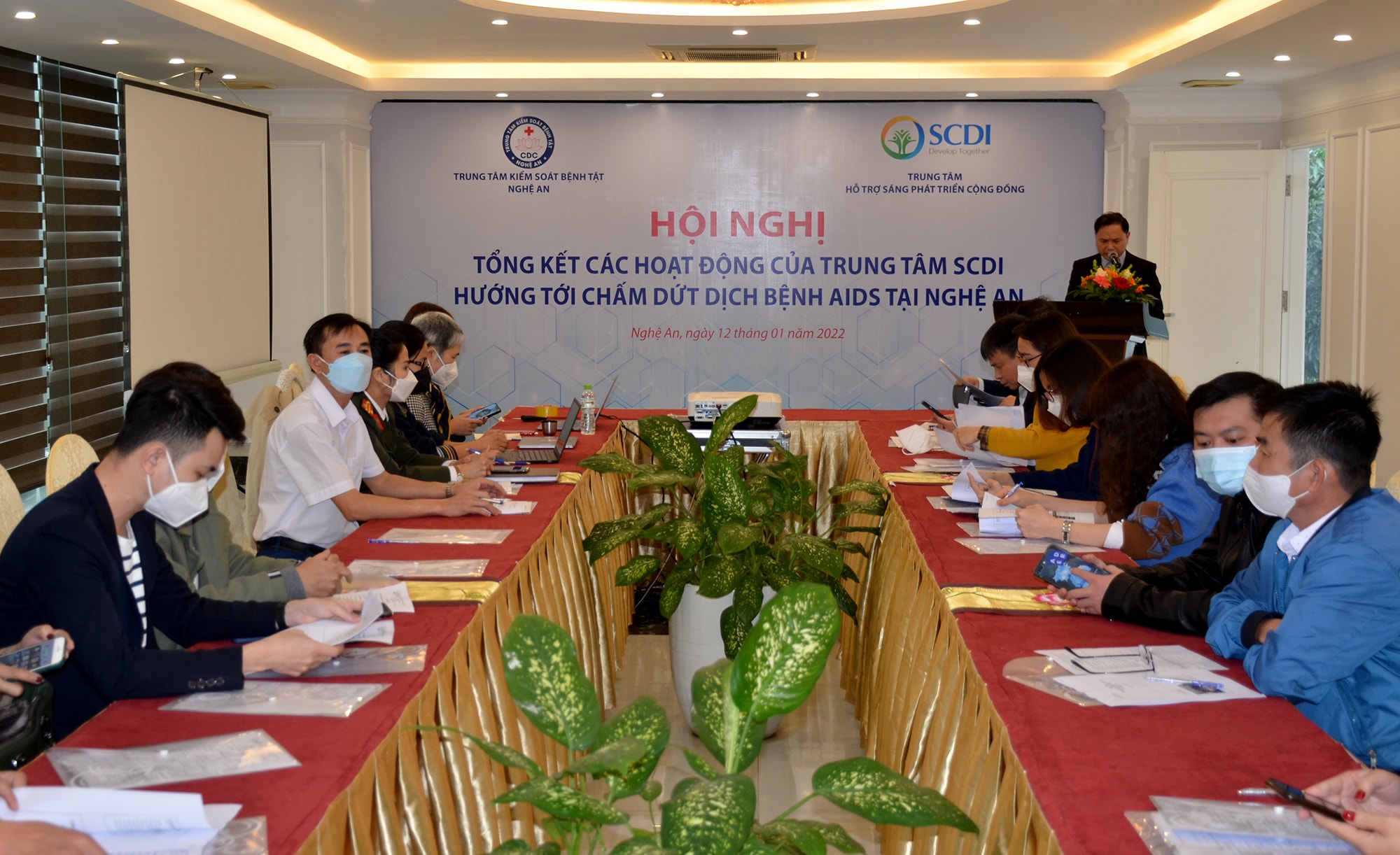 Hội nghị tổng kết công tác. Ảnh Thành Chung
