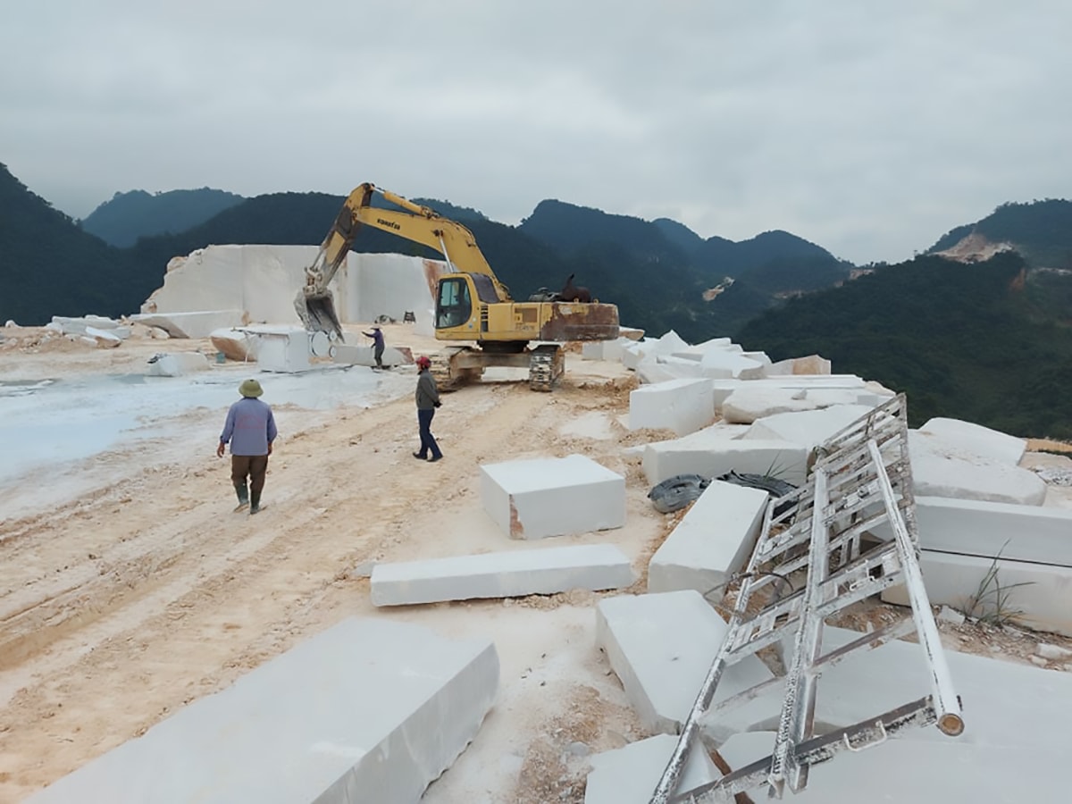 Mỏ đá của Công ty CP Đồng Tiên.