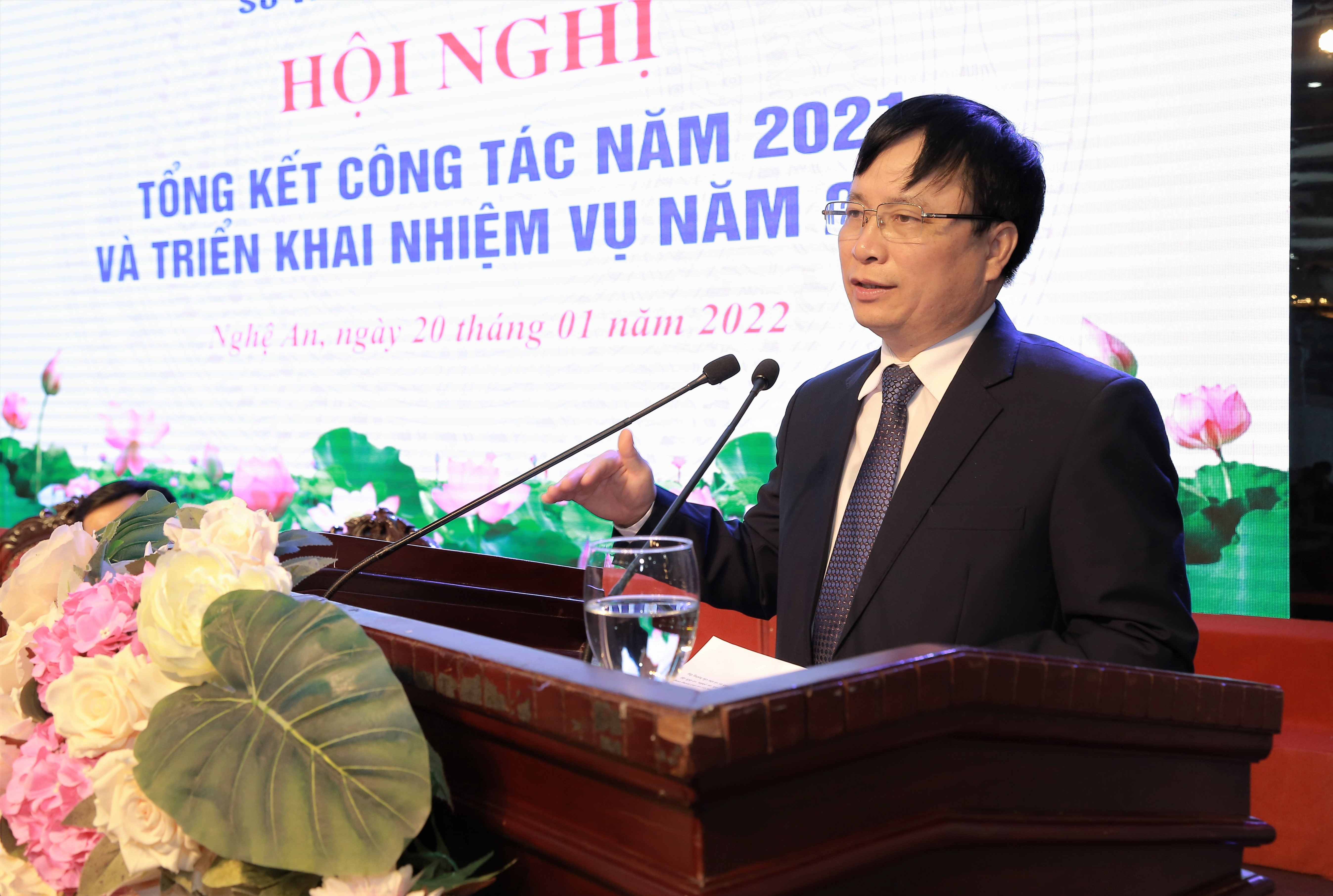 Phó Chủ tịch Bùi Đình Long kết luận tại hội nghị. Ảnh: Đình Tuyên