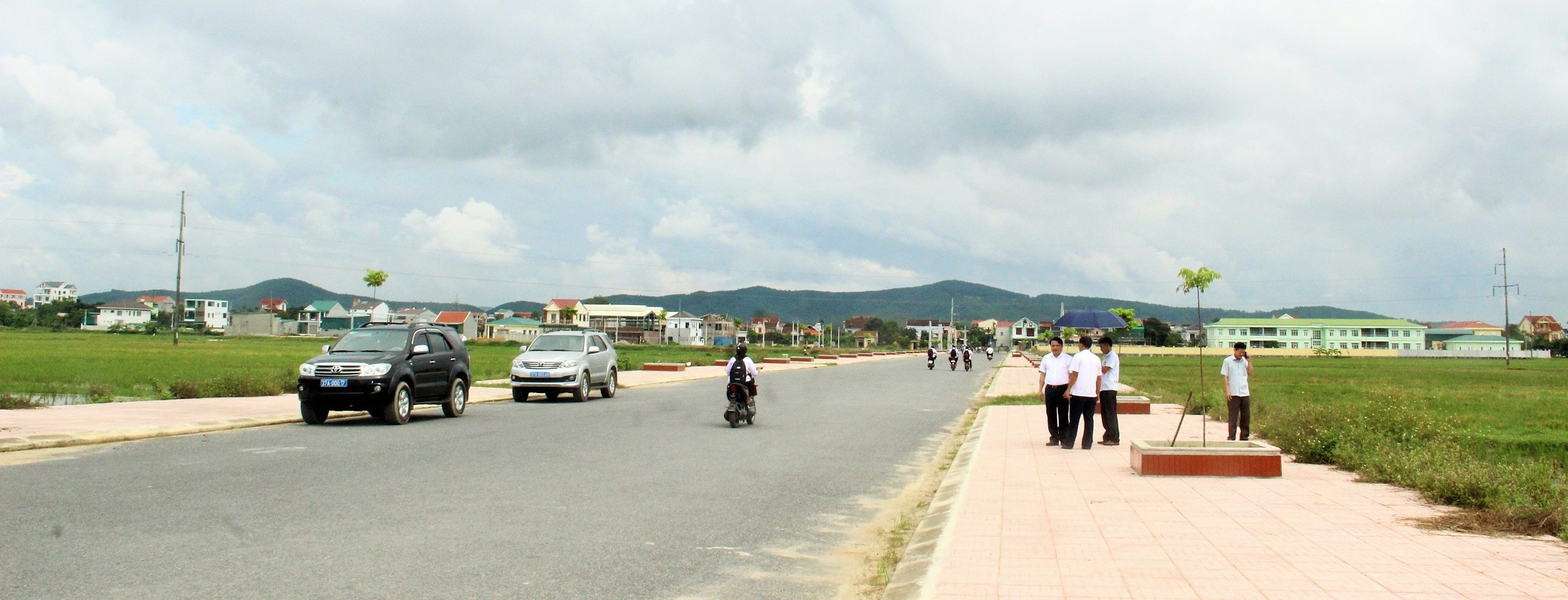 Phát triển đồng bộ hạ tầng kỹ thuật đáp ứng phát triển đô thị Đô Lương. Ảnh:  Hoàng Vĩnh